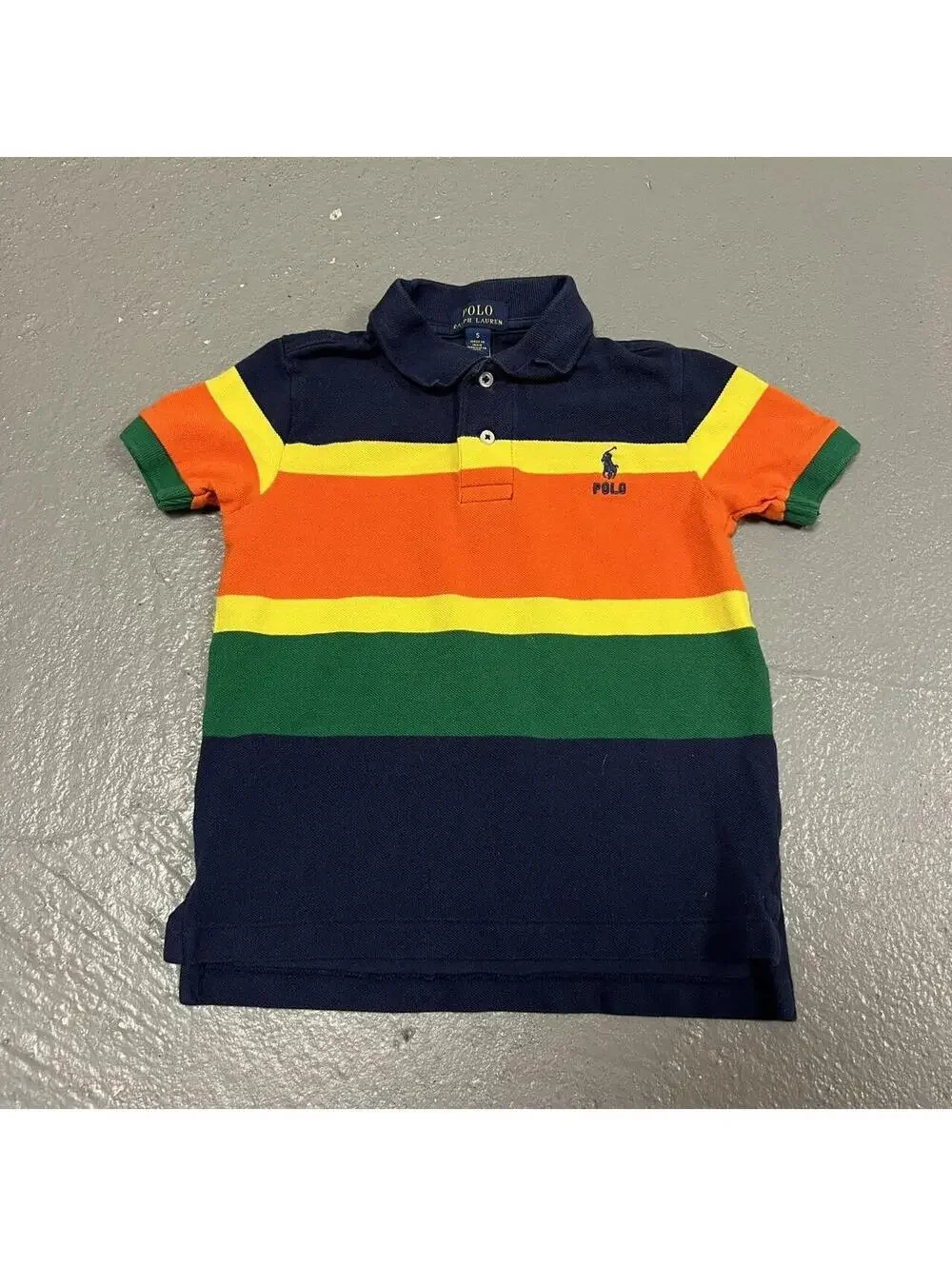 Polo Ralph Lauren Toddlers Multi Colored Striped Polo Shirt